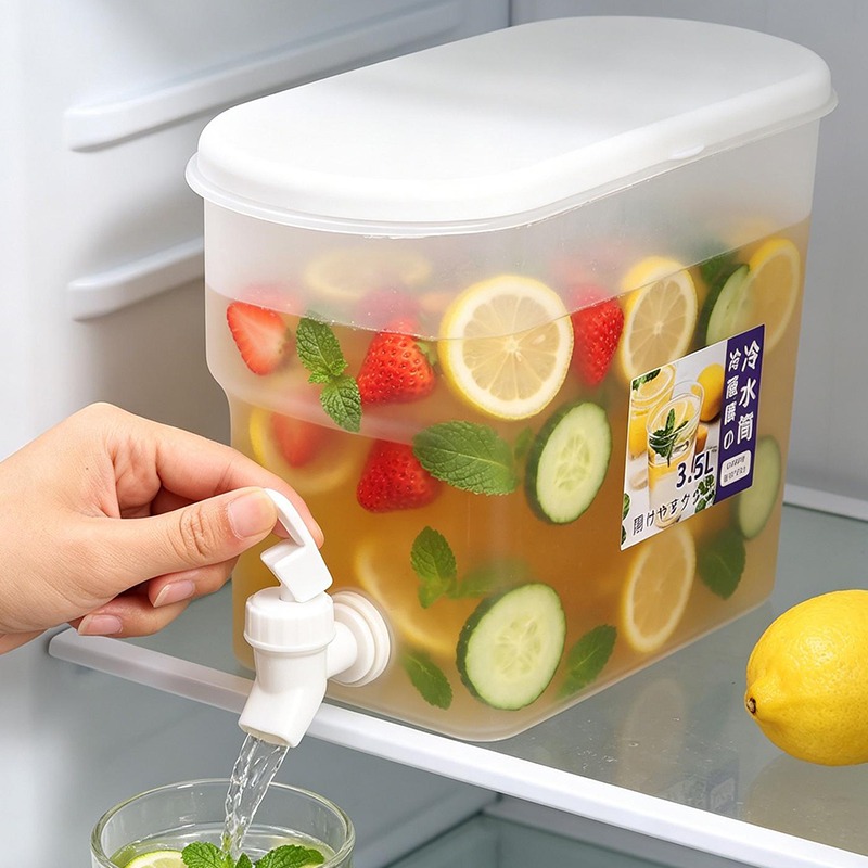 Meal Prep Juice Bottles - Диспенсер для напитков с краном, 3,5