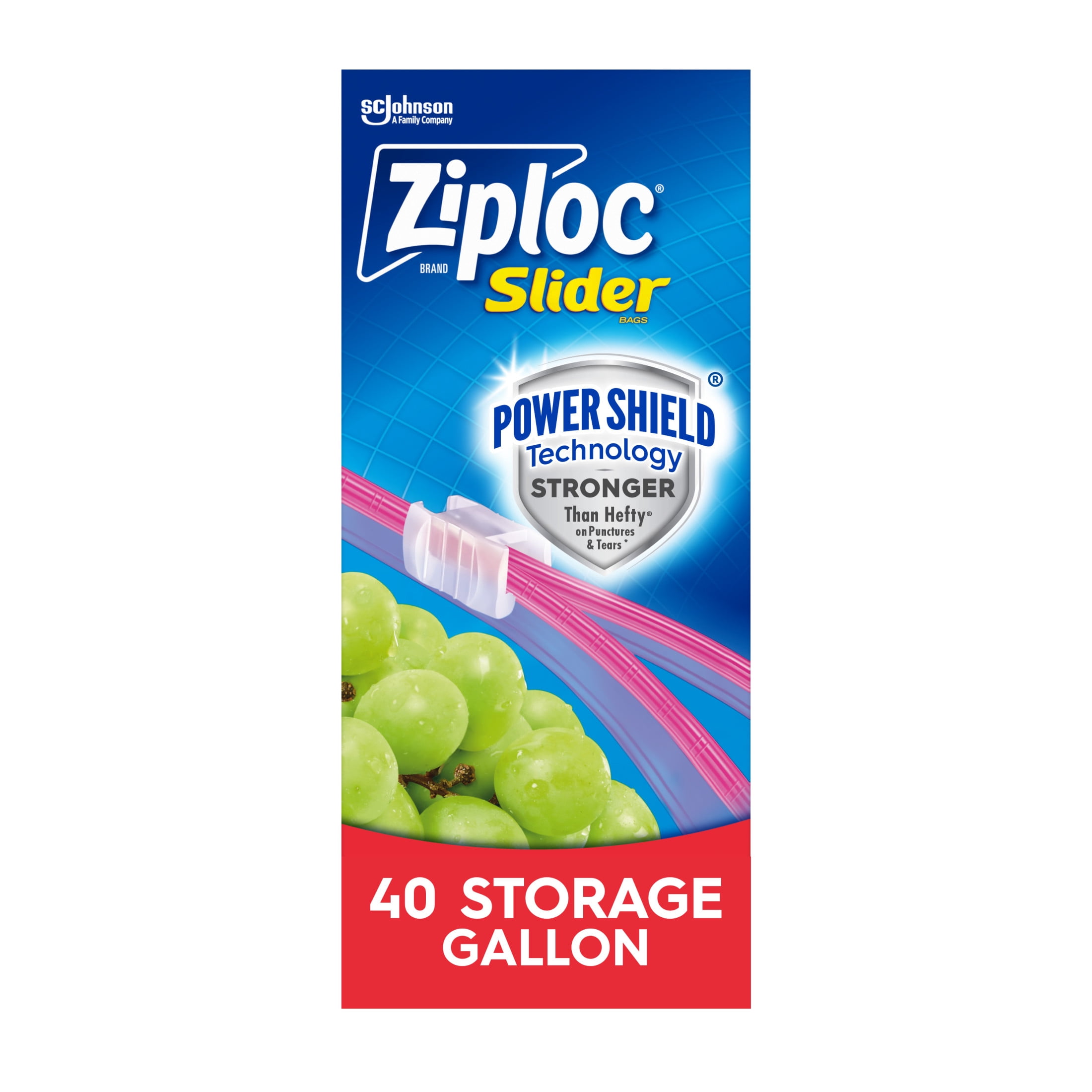 Meal Prep Ziploc - Пакеты для хранения продуктов Ziploc Gallon