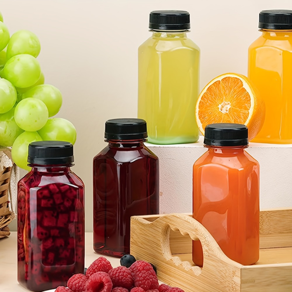 6 шт. многоразовые прозрачные  – обзор и цена Meal Prep Juice Bottles