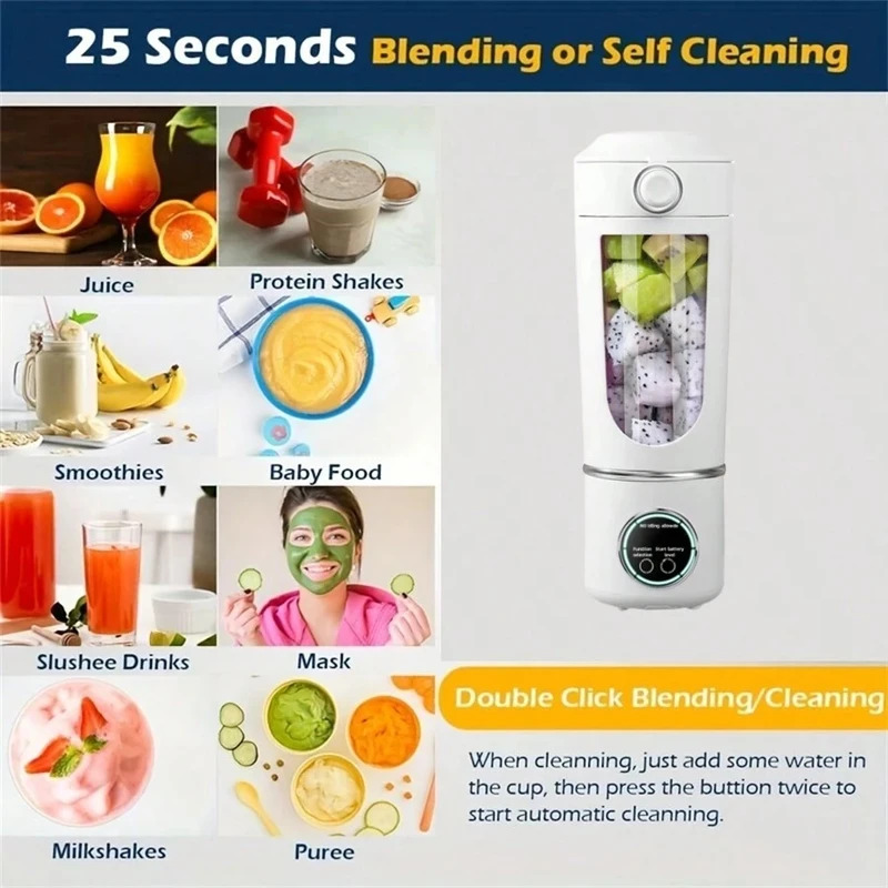 Новый портативный блендер для  – обзор и цена Meal Prep Juice Bottles