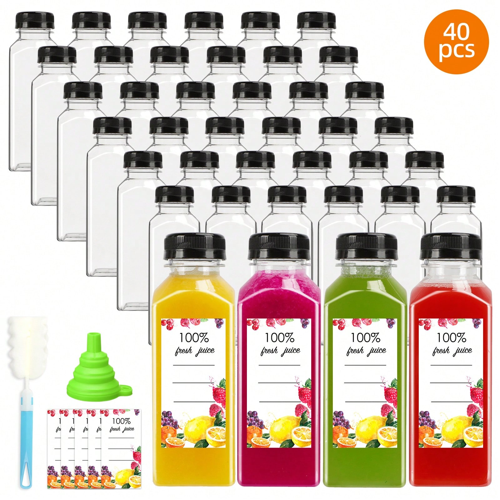 Пластиковые бутылки для сока:  – обзор и цена Meal Prep Juice Bottles