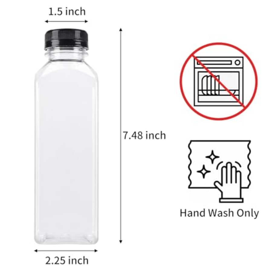 202636 шт. пустых пластиковых  – обзор и цена Meal Prep Juice Bottles